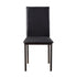 SIDE CHAIR (4PC/CTN), BLACK P/U 2601BK-S1