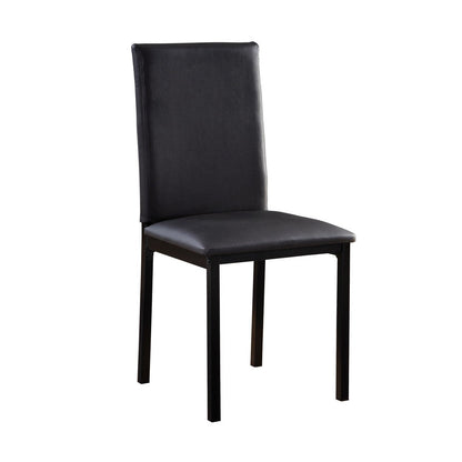 SIDE CHAIR (4PC/CTN), BLACK P/U 2601BK-S1