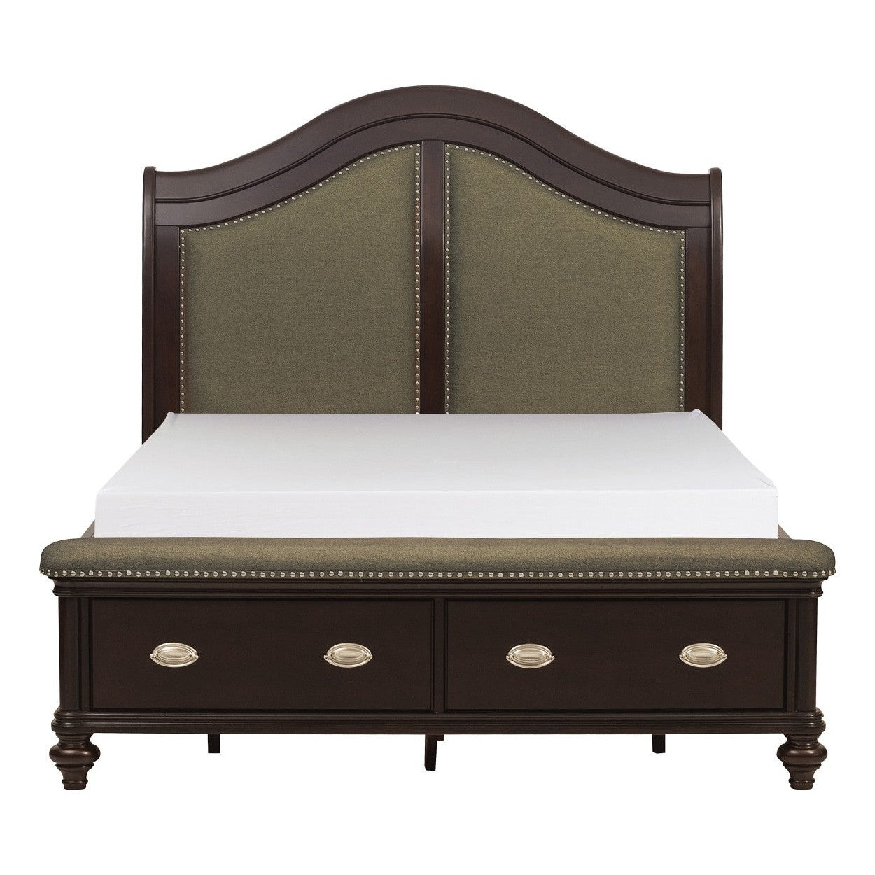 (3) EASTERN KING BED W/ FOOTBOARD STORAGES 2615KDC-1EK*