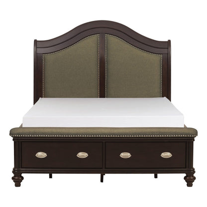 (3) EASTERN KING BED W/ FOOTBOARD STORAGES 2615KDC-1EK*
