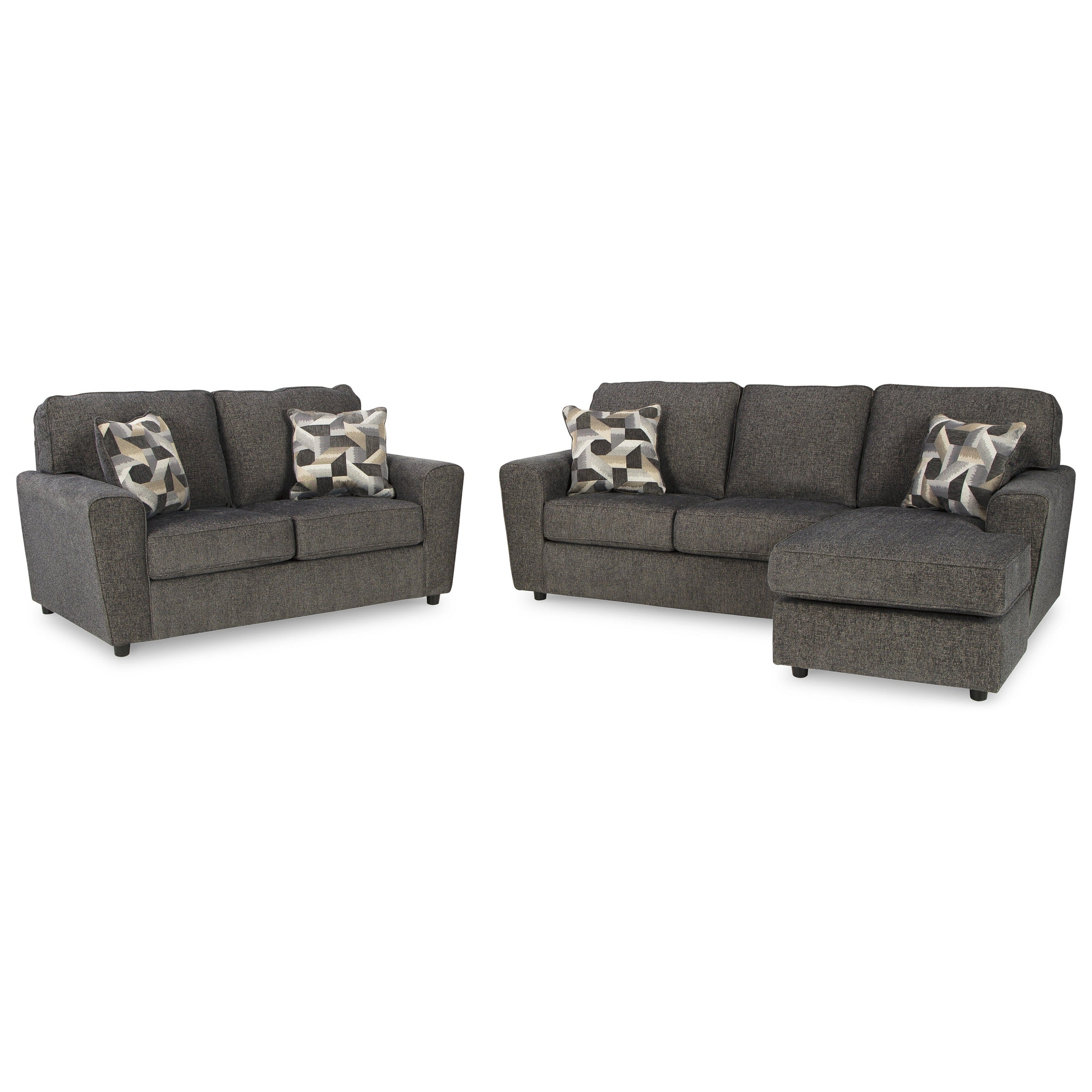 Cascilla Sofa Chaise and Loveseat Ash-26805U2