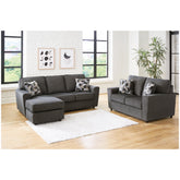 Cascilla Sofa Chaise and Loveseat Ash-26805U2