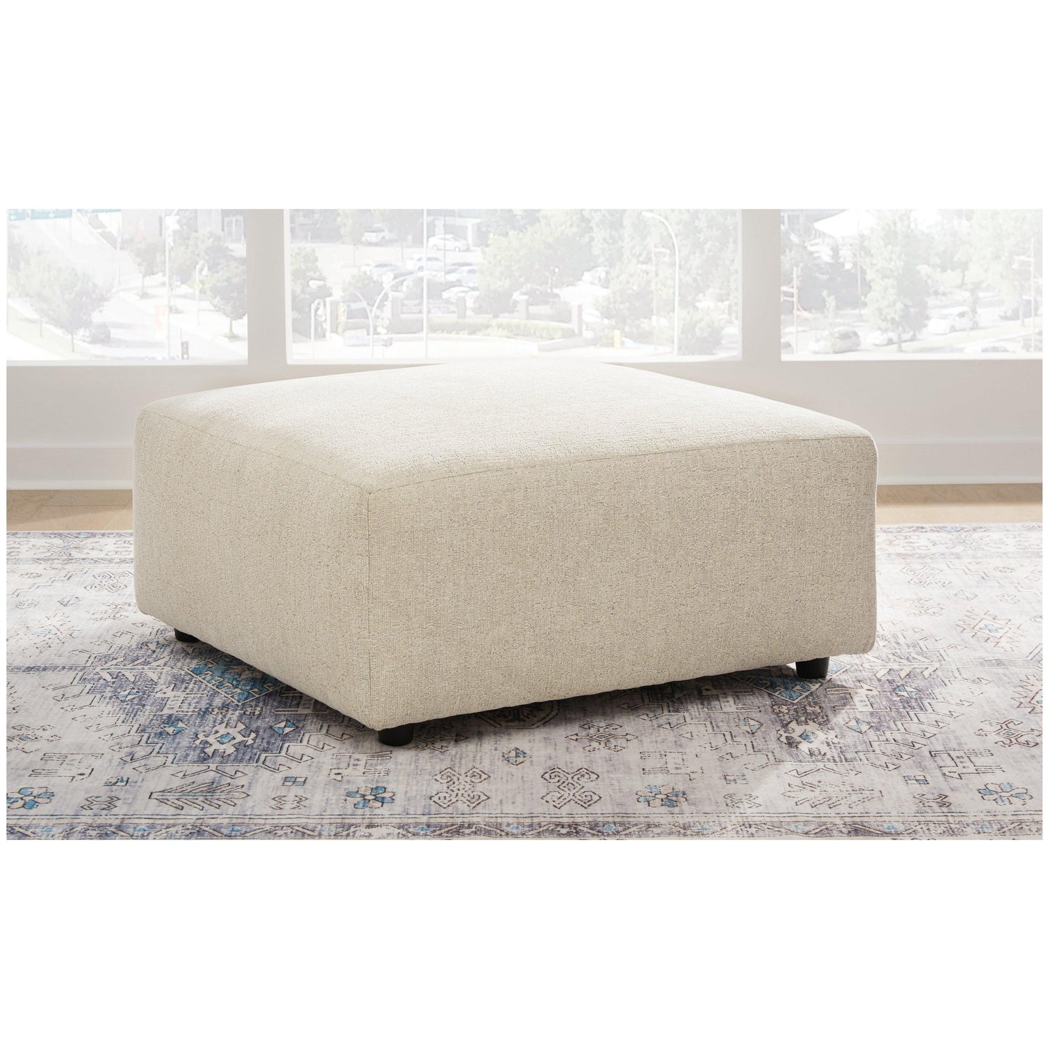 Edenfield Oversized Accent Ottoman Ash-2900408