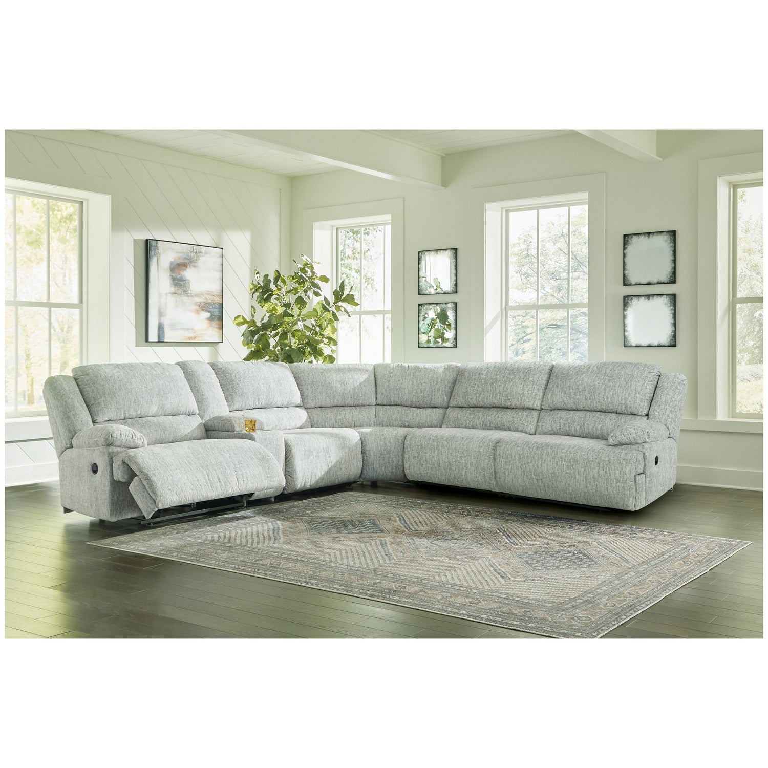 McClelland 6-Piece Reclining Sectional Ash-29302S4