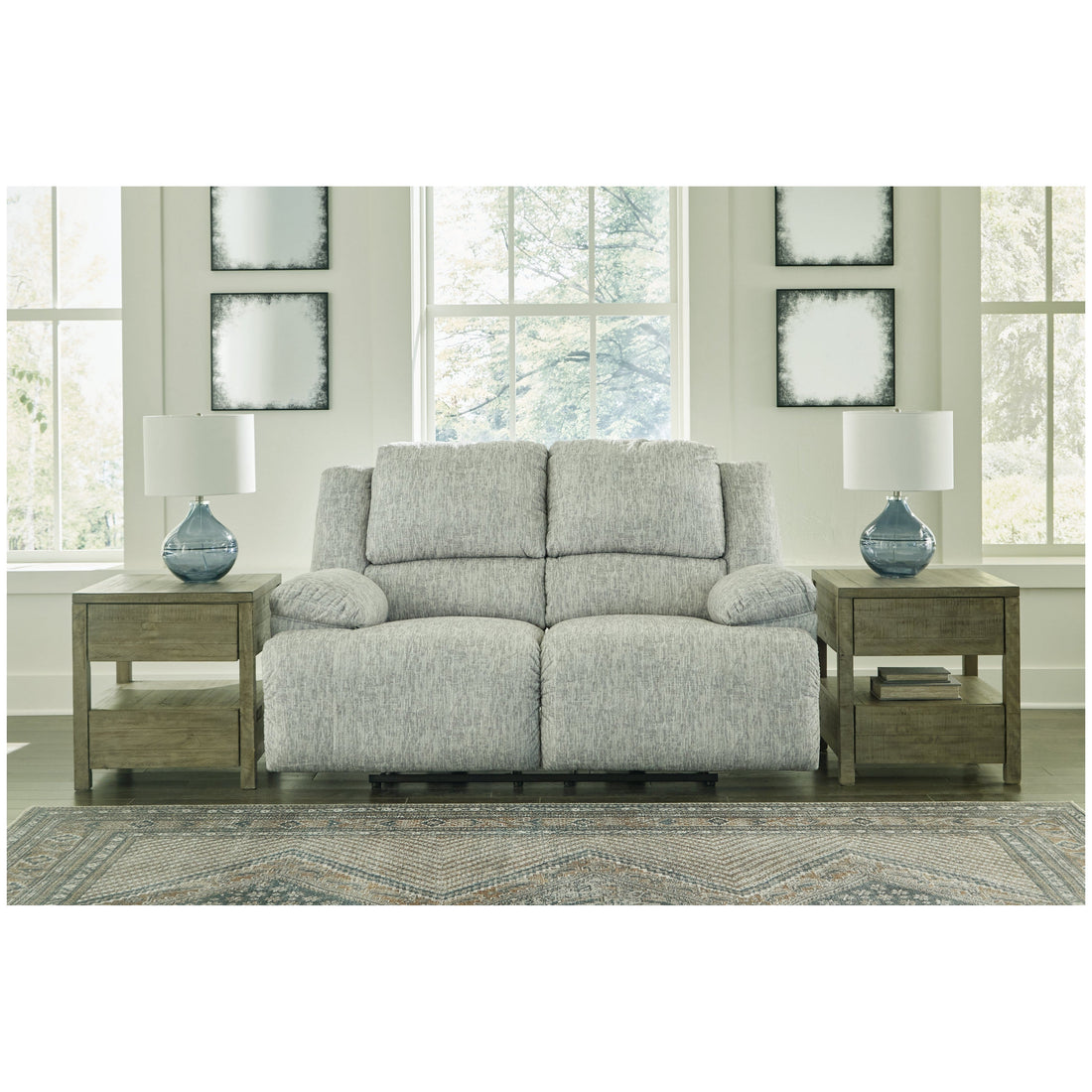 McClelland Reclining Loveseat Ash-2930286