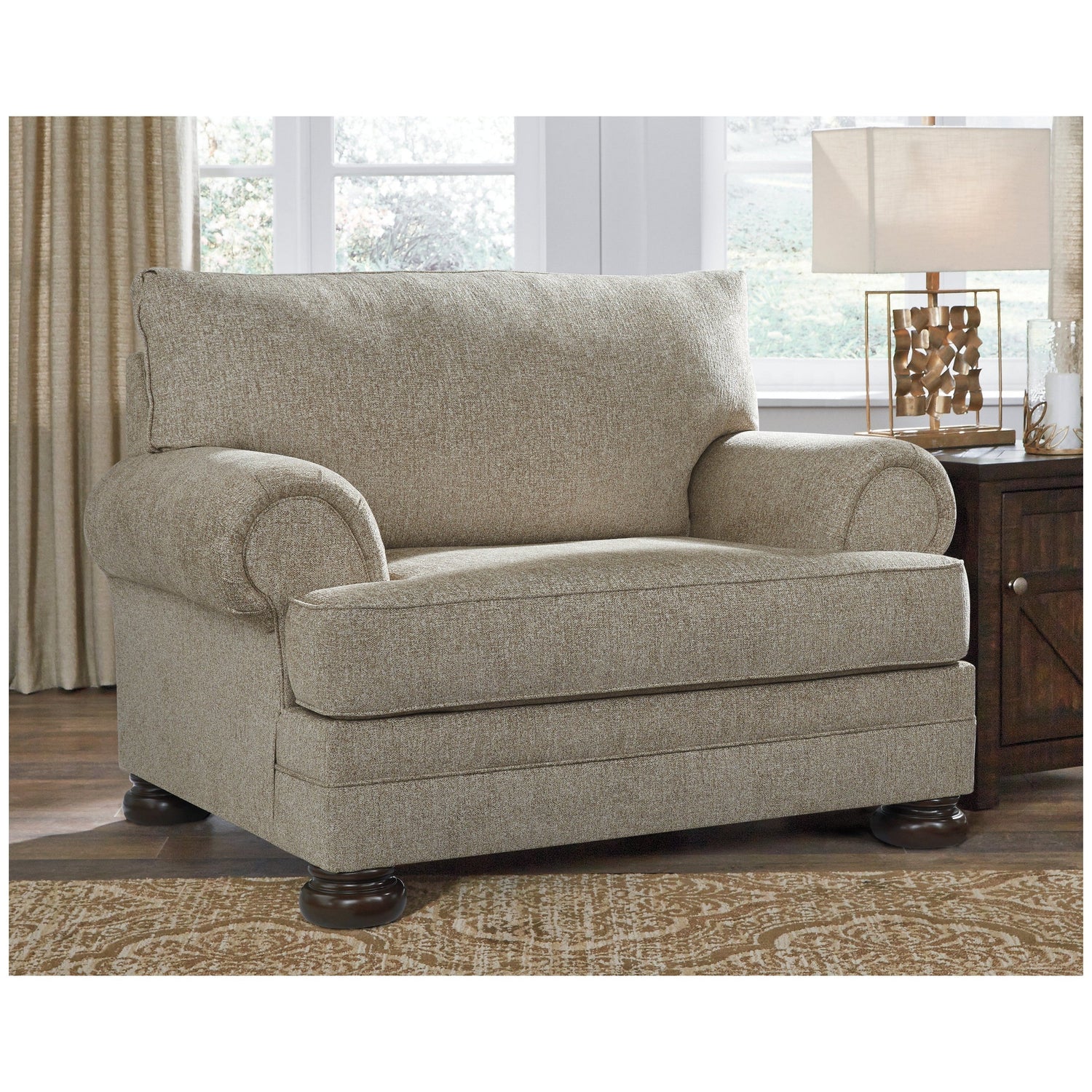 Kananwood Chair and Ottoman Ash-29603U2