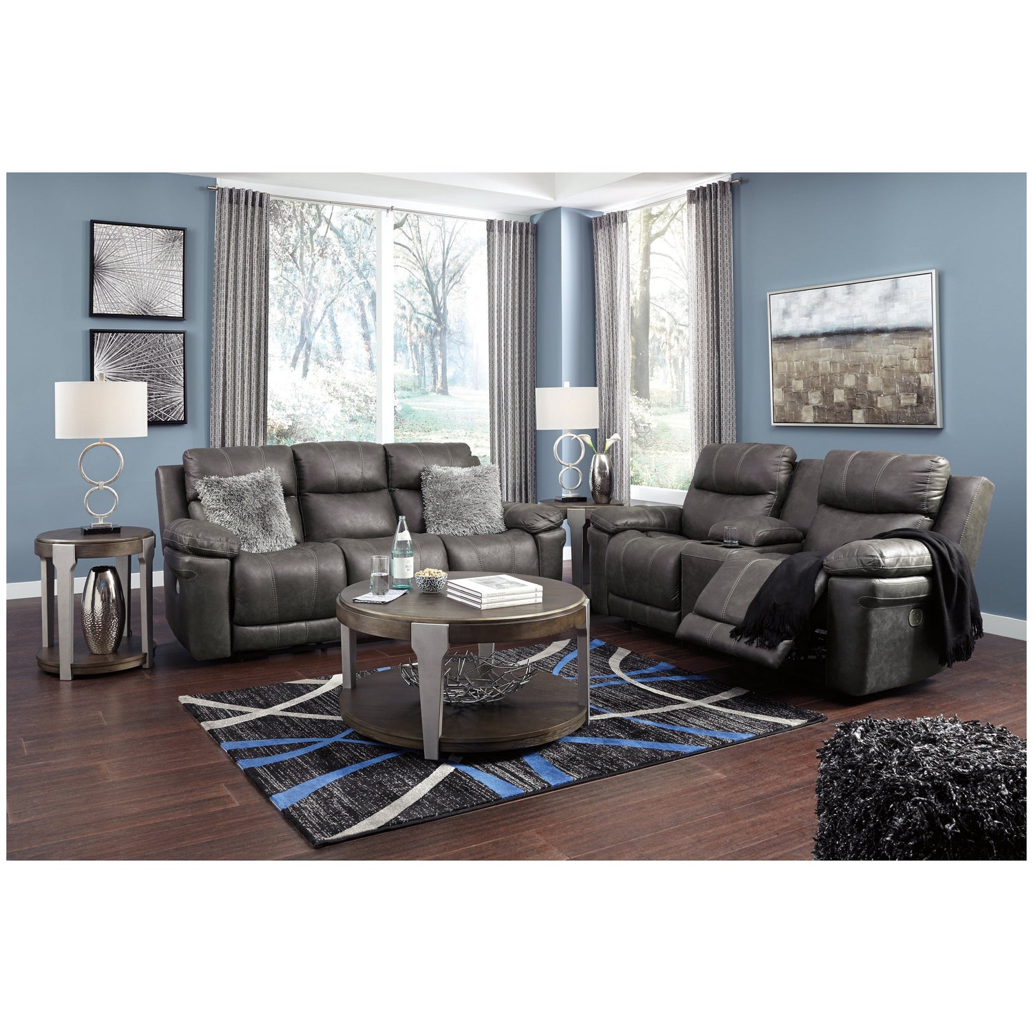 Erlangen Power Reclining Sofa Ash-3000415