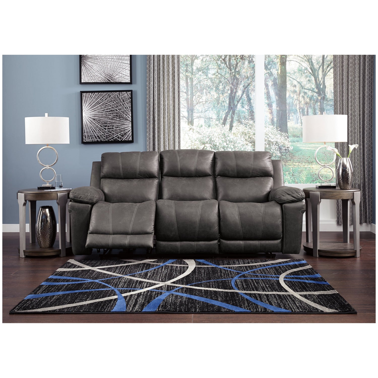 Erlangen Power Reclining Sofa Ash-3000415