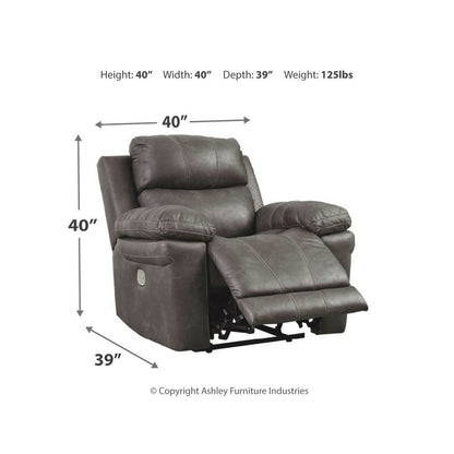 Erlangen Power Recliner Ash-3000413
