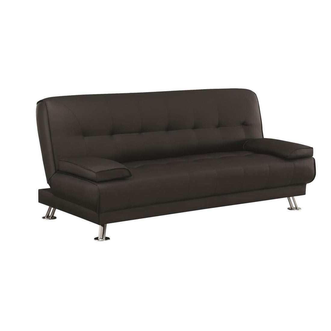 Pierre Tufted Upholstered Sofa Bed Black 300205