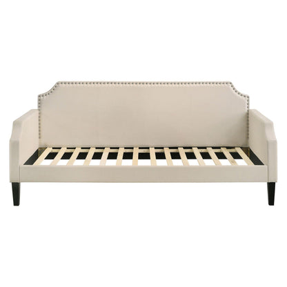 Olivia Upholstered Twin Daybed with Nailhead Trim 300635