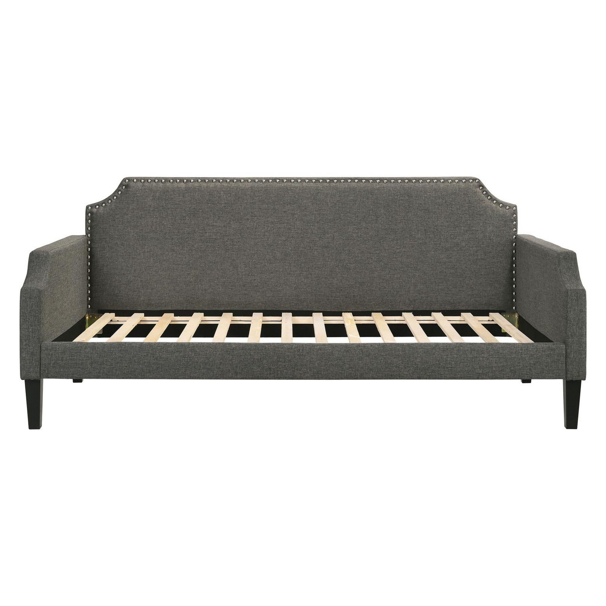 Olivia Upholstered Twin Daybed with Nailhead Trim 300636