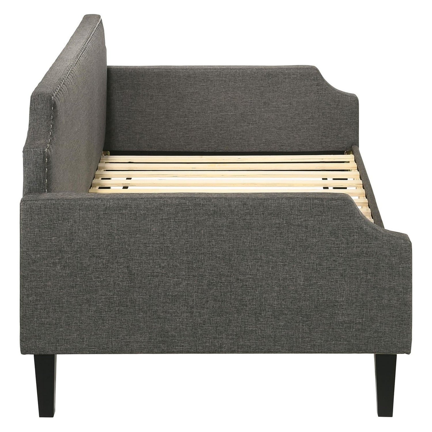 Olivia Upholstered Twin Daybed with Nailhead Trim 300636