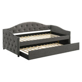 Sadie Upholstered Twin Daybed with Trundle 300638