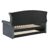 Scarlett Upholstered Tufted Twin Daybed with Trundle 300641