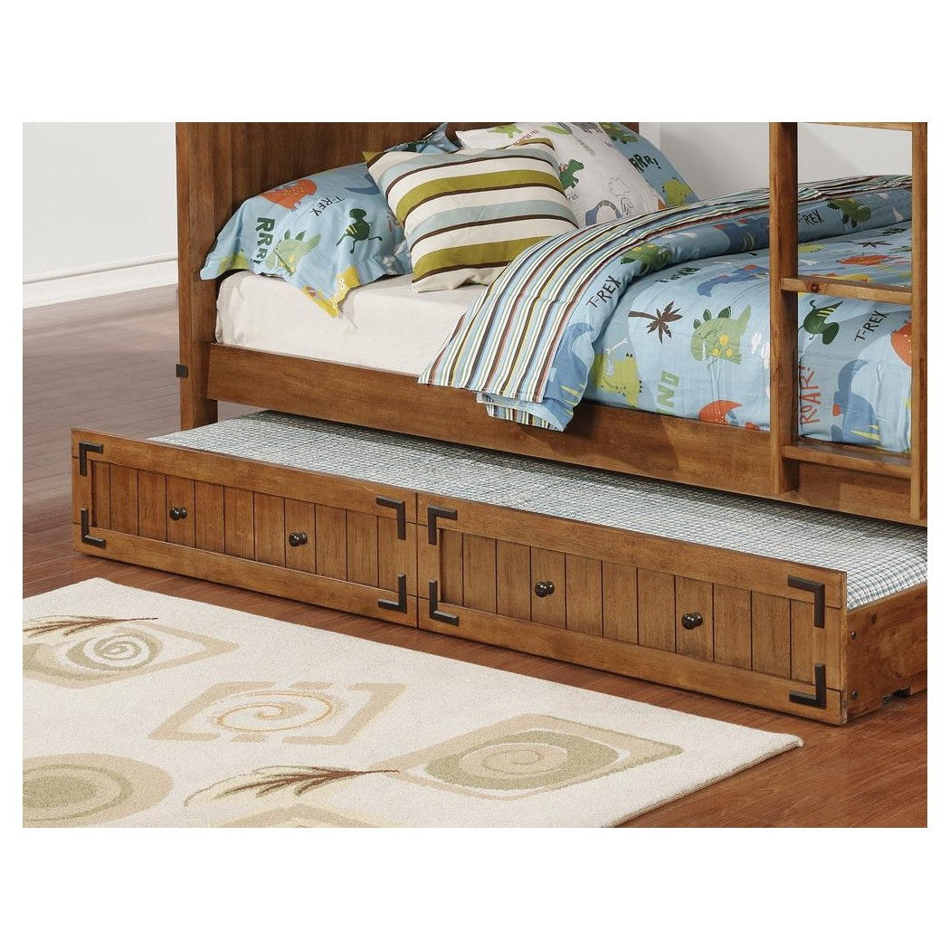 Oakdale Storage Trundle Rustic Honey 300676