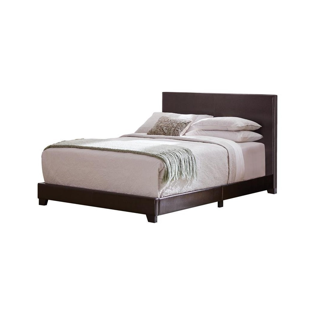 Dorian Upholstered Eastern King Bed Brown 300762KE