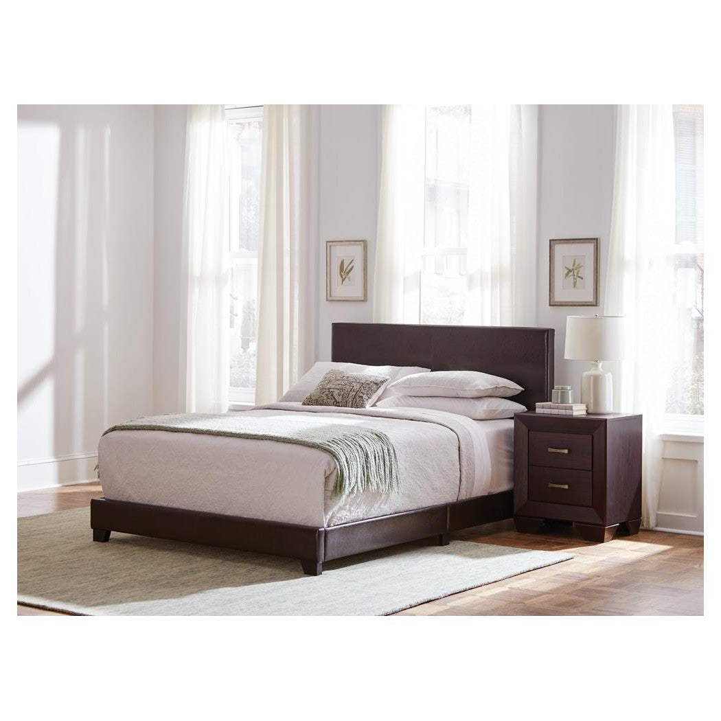 Dorian Upholstered California King Bed Brown 300762KW