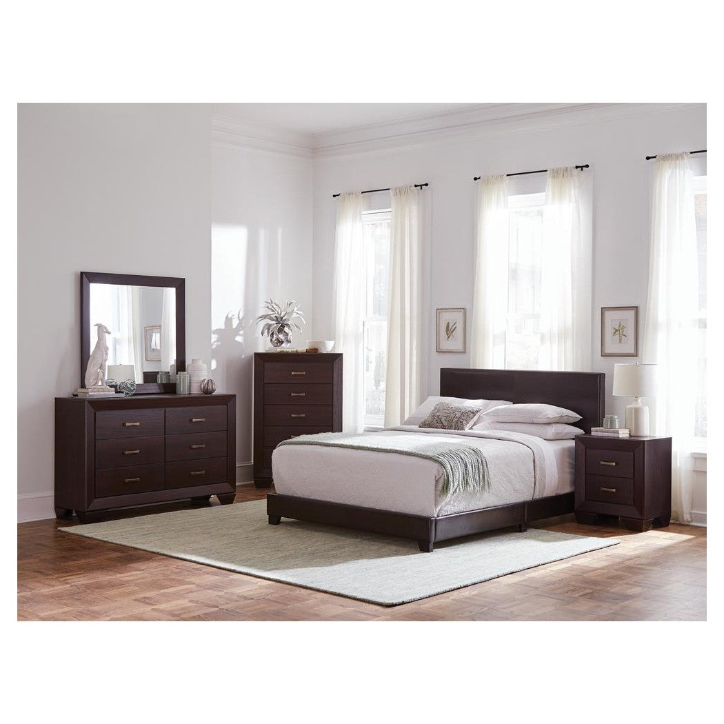 Dorian Upholstered California King Bed Brown 300762KW