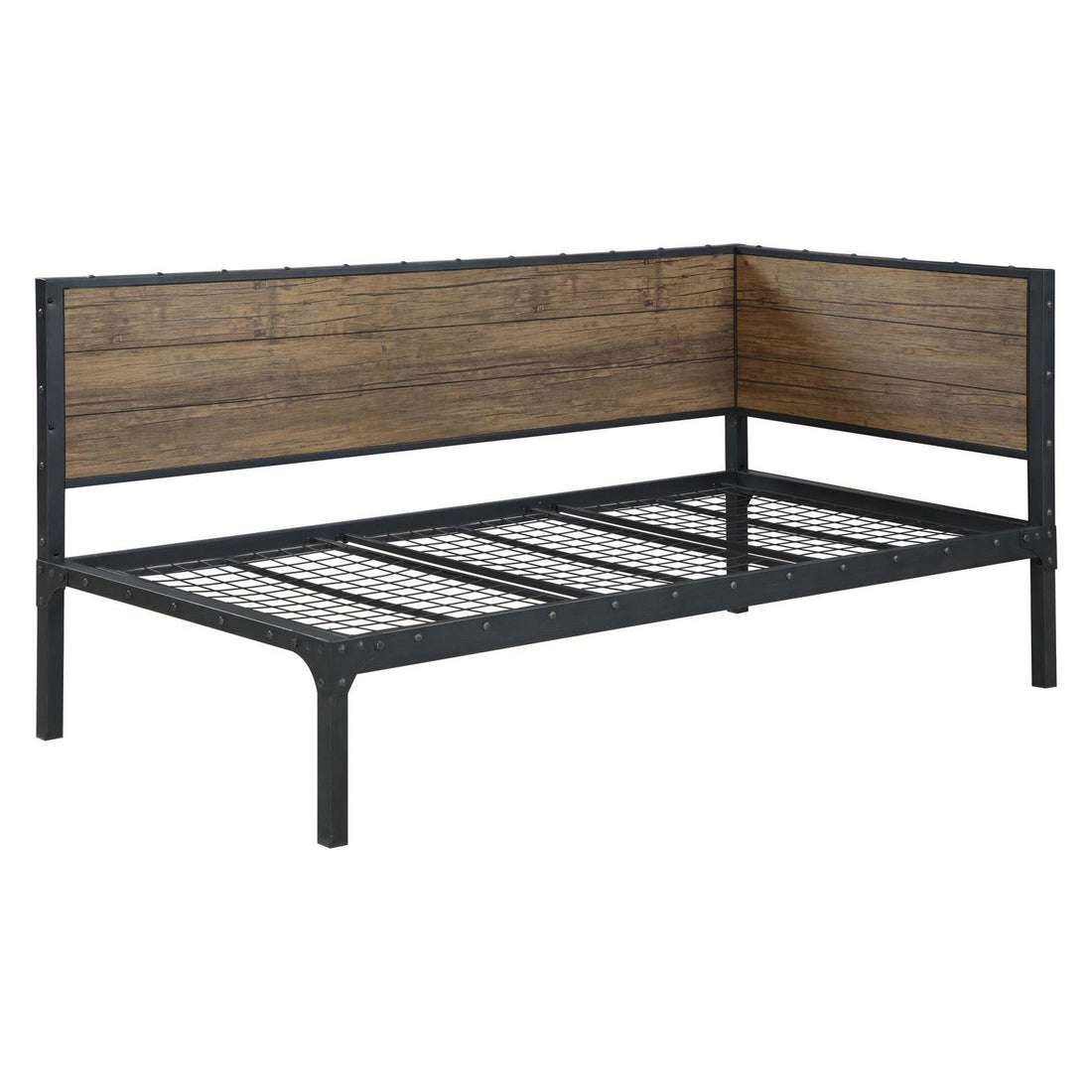 Getler Daybed Weathered Chestnut and Black 300836