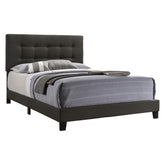 Mapes Tufted Upholstered Eastern King Bed Charcoal 305746KE