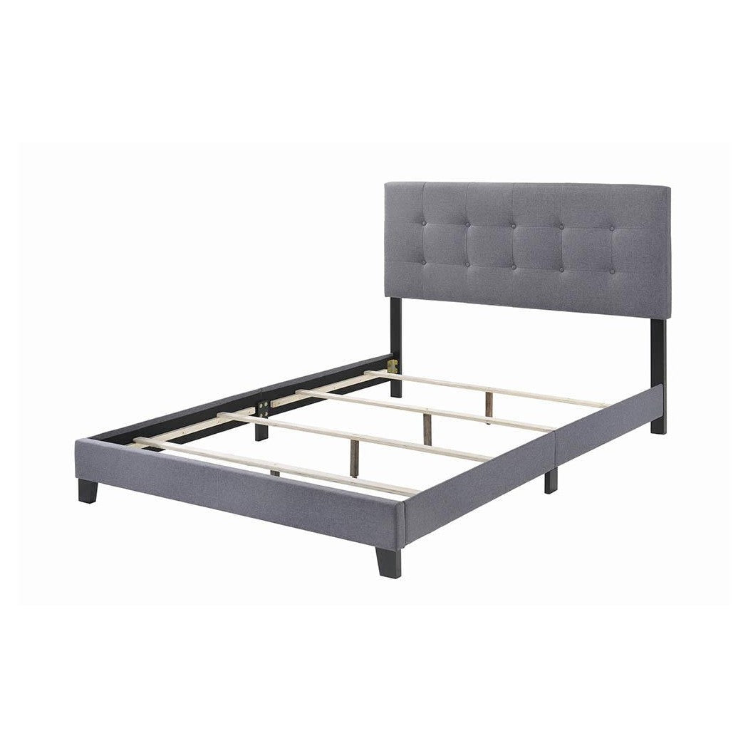 Mapes Tufted Upholstered Queen Bed Grey 305747Q