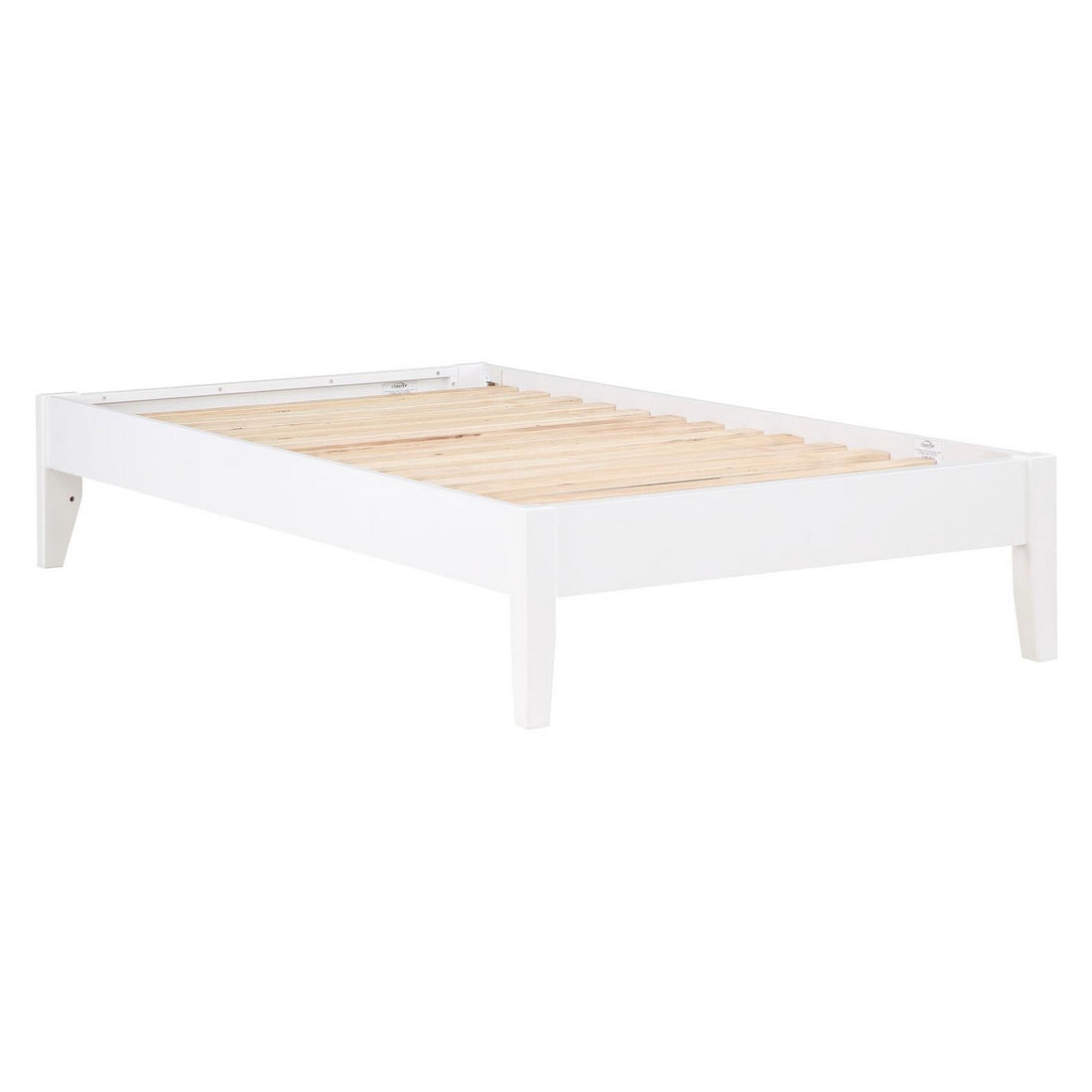 Hounslow Platform Full Bed White 306128F