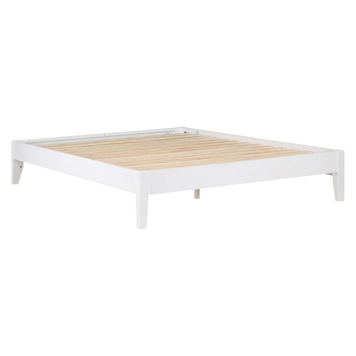 Hounslow Platform California King Bed White 306128KW