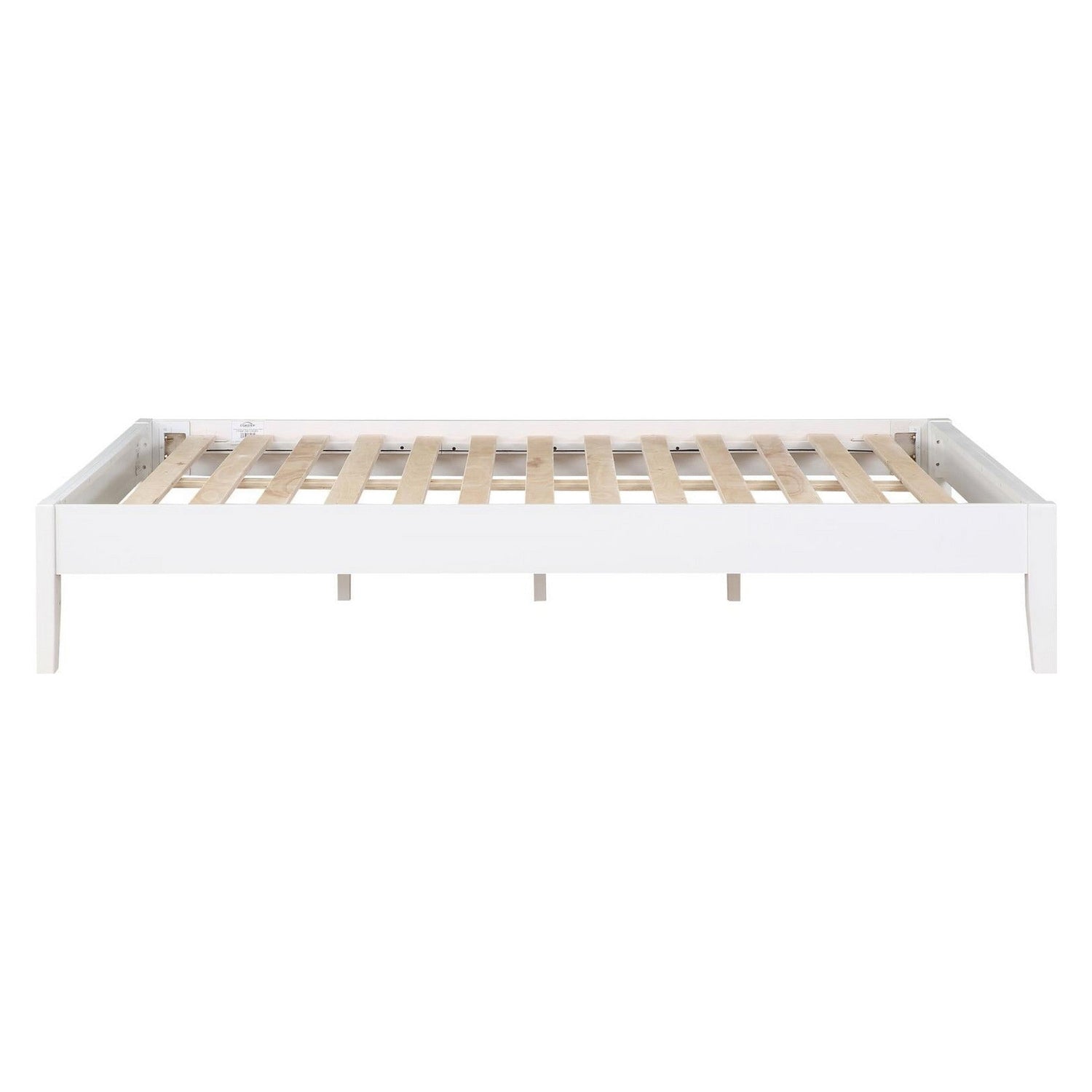 Hounslow Platform California King Bed White 306128KW