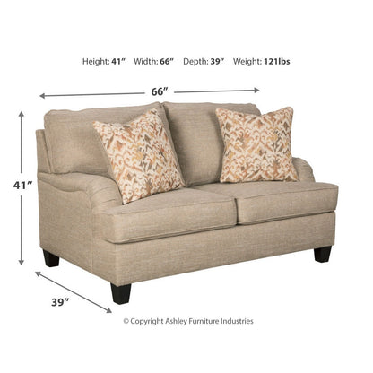 Almanza Loveseat Ash-3080335