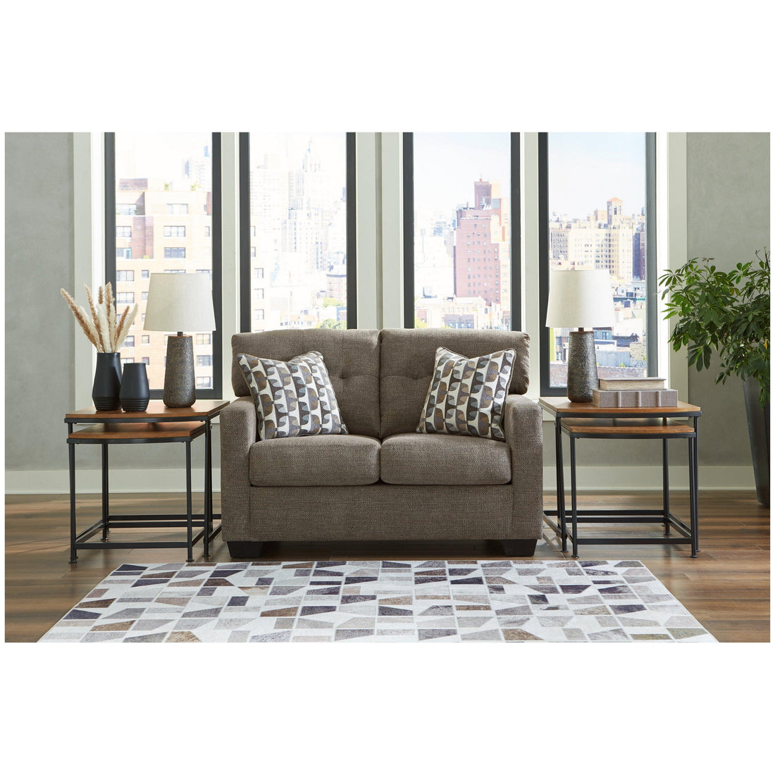 Mahoney Loveseat Ash-3100535