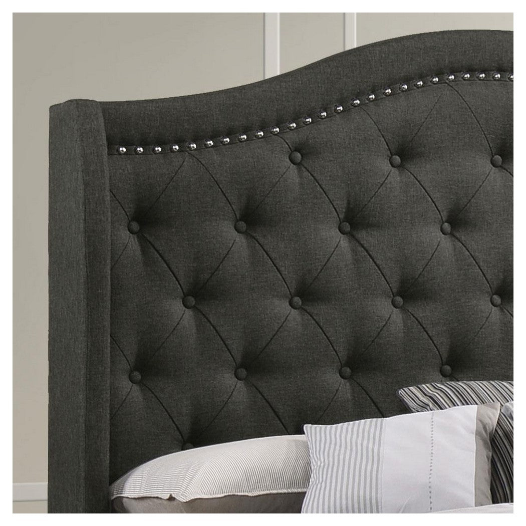 Sonoma Camel Back Queen Bed Grey 310072Q