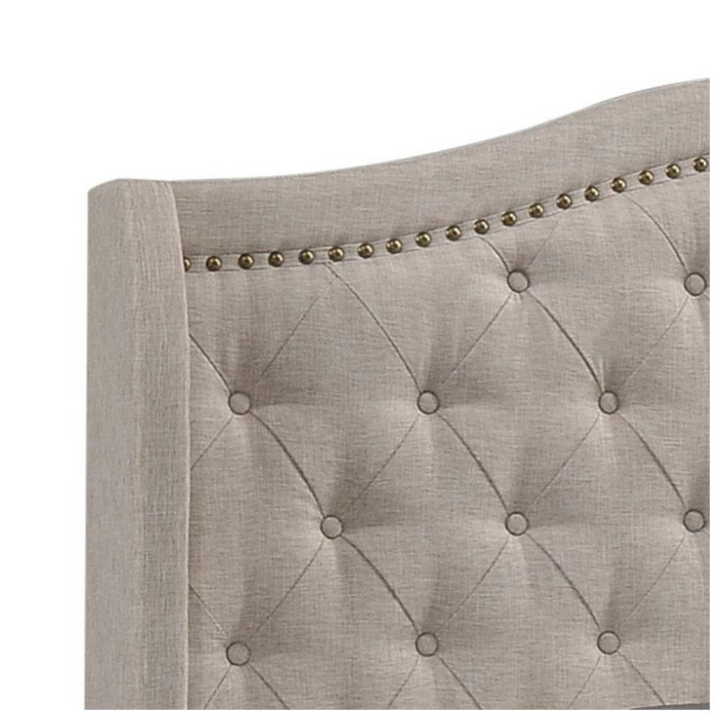 Sonoma Camel Back Queen Bed Beige 310073Q