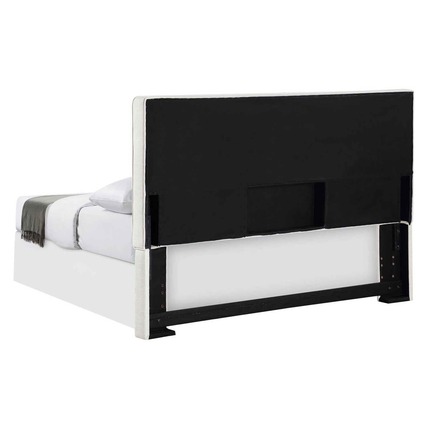 Kosmo Rectangular Upholstered Headboard Sand 315993K
