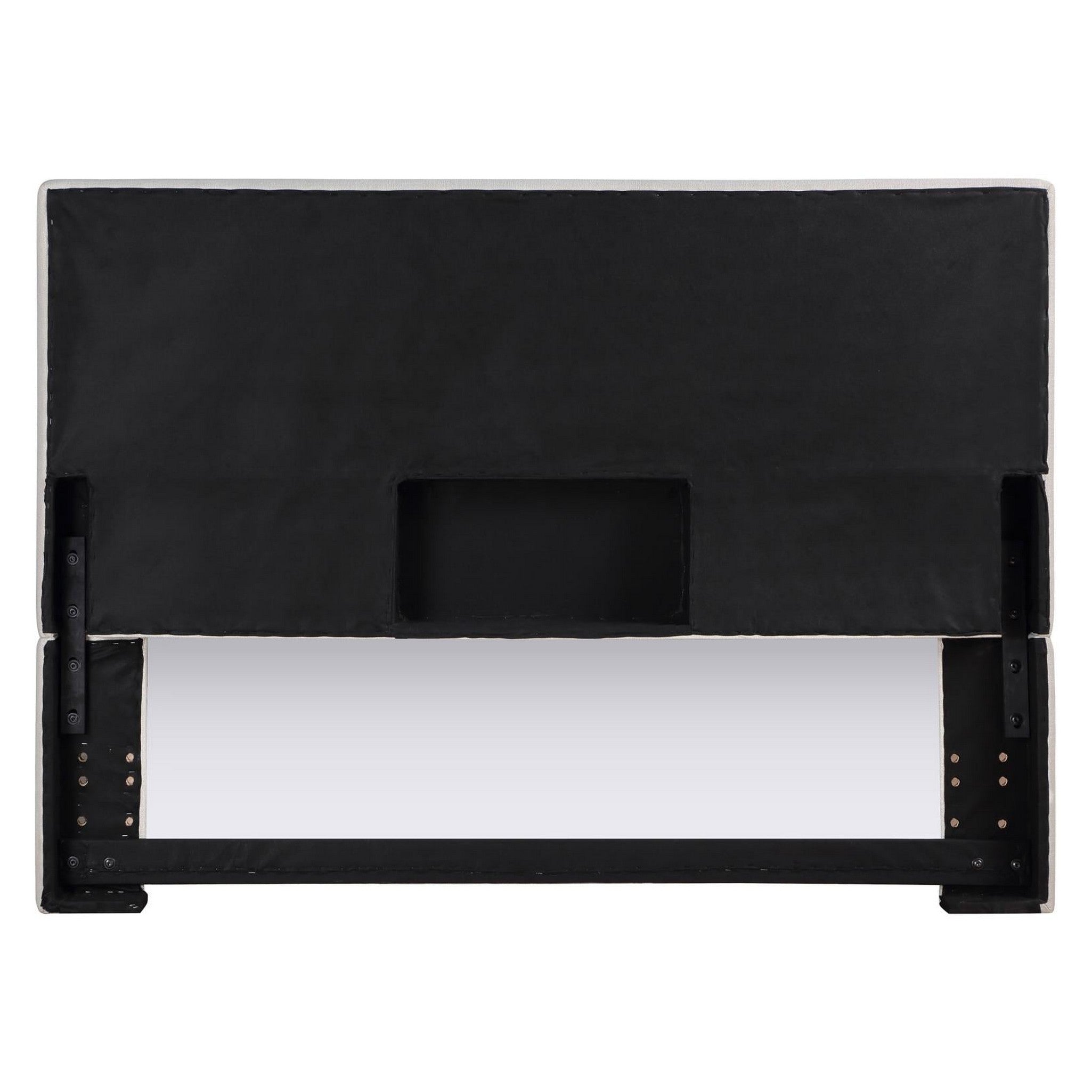 Kosmo Rectangular Upholstered Headboard Sand 315993K
