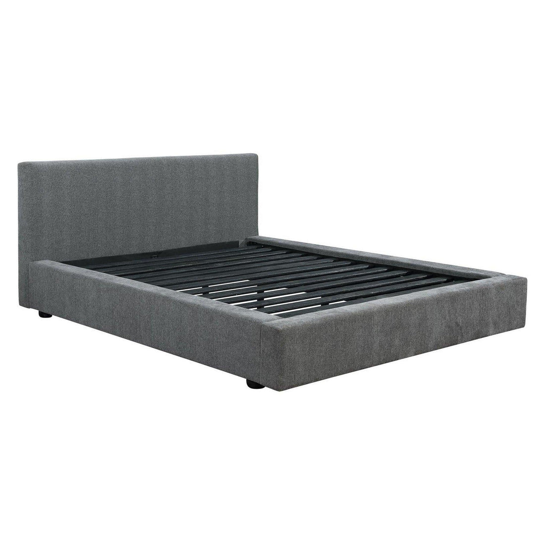 Gregory Upholstered Platform Bed Graphite 316020KW