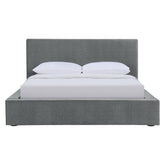 Gregory Upholstered Platform Bed Graphite 316020Q