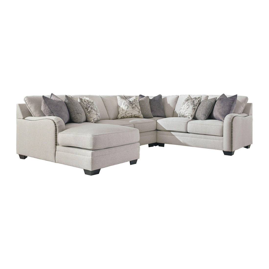 Dellara 4-Piece Sectional with Chaise Ash-32101S5