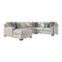 Dellara 4-Piece Sectional with Chaise Ash-32101S5