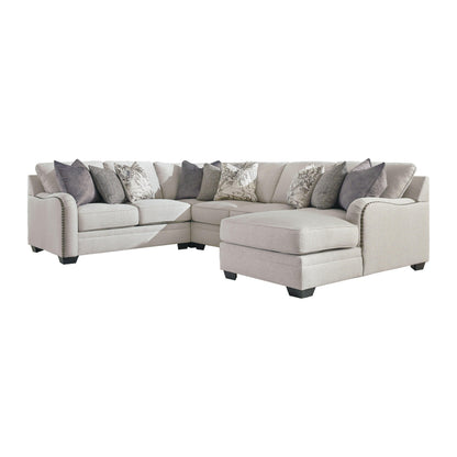 Dellara 4-Piece Sectional with Chaise Ash-32101S6