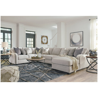 Dellara 5-Piece Sectional with Chaise Ash-32101S8
