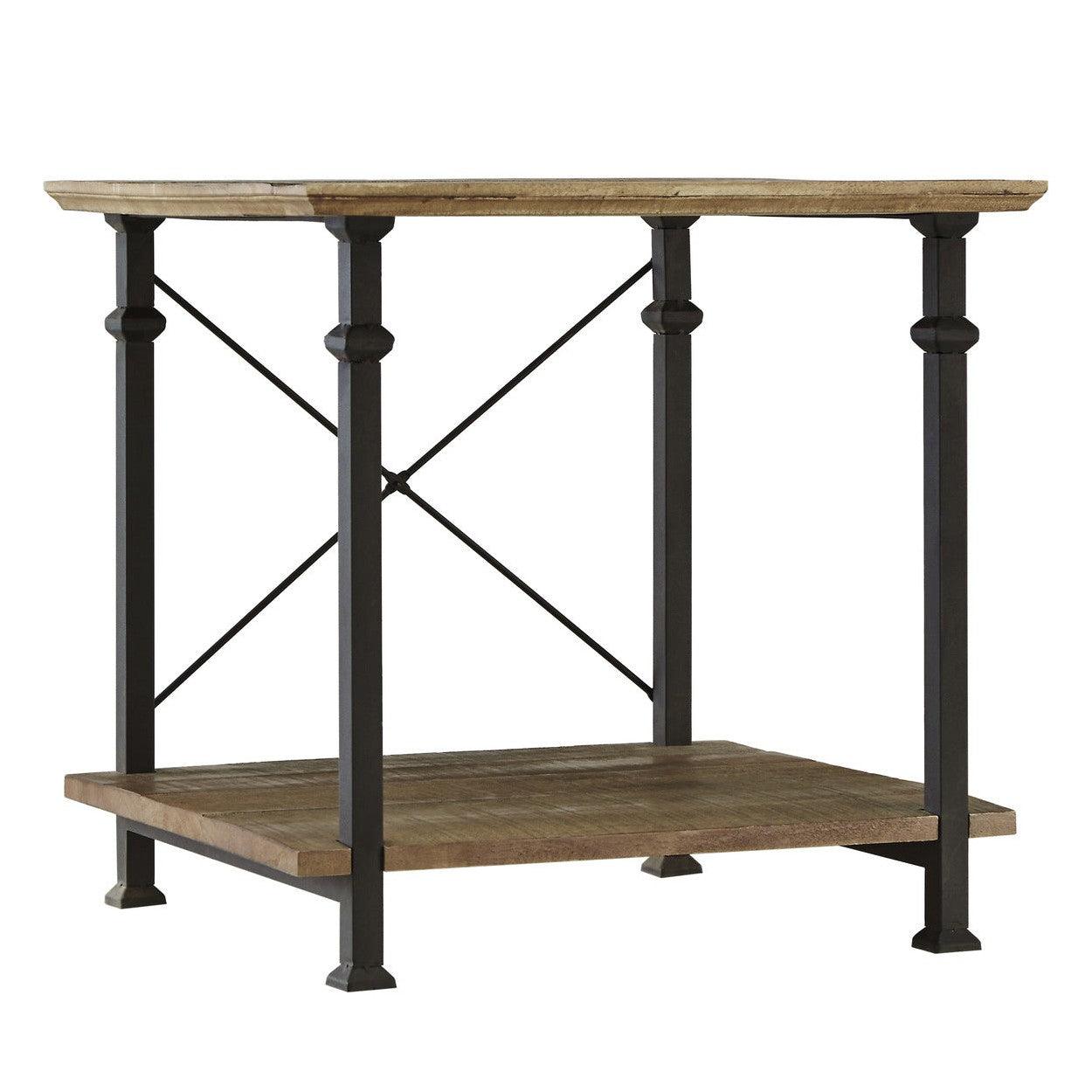 END TABLE, SOLID WOOD 3228-04