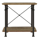 END TABLE, SOLID WOOD 3228-04