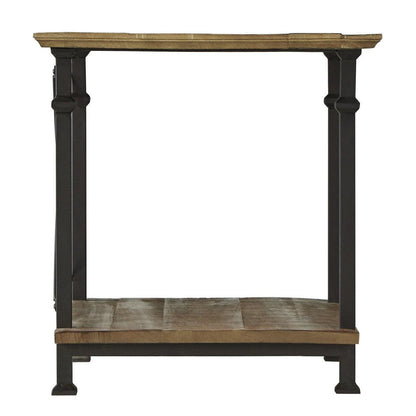 END TABLE, SOLID WOOD 3228-04
