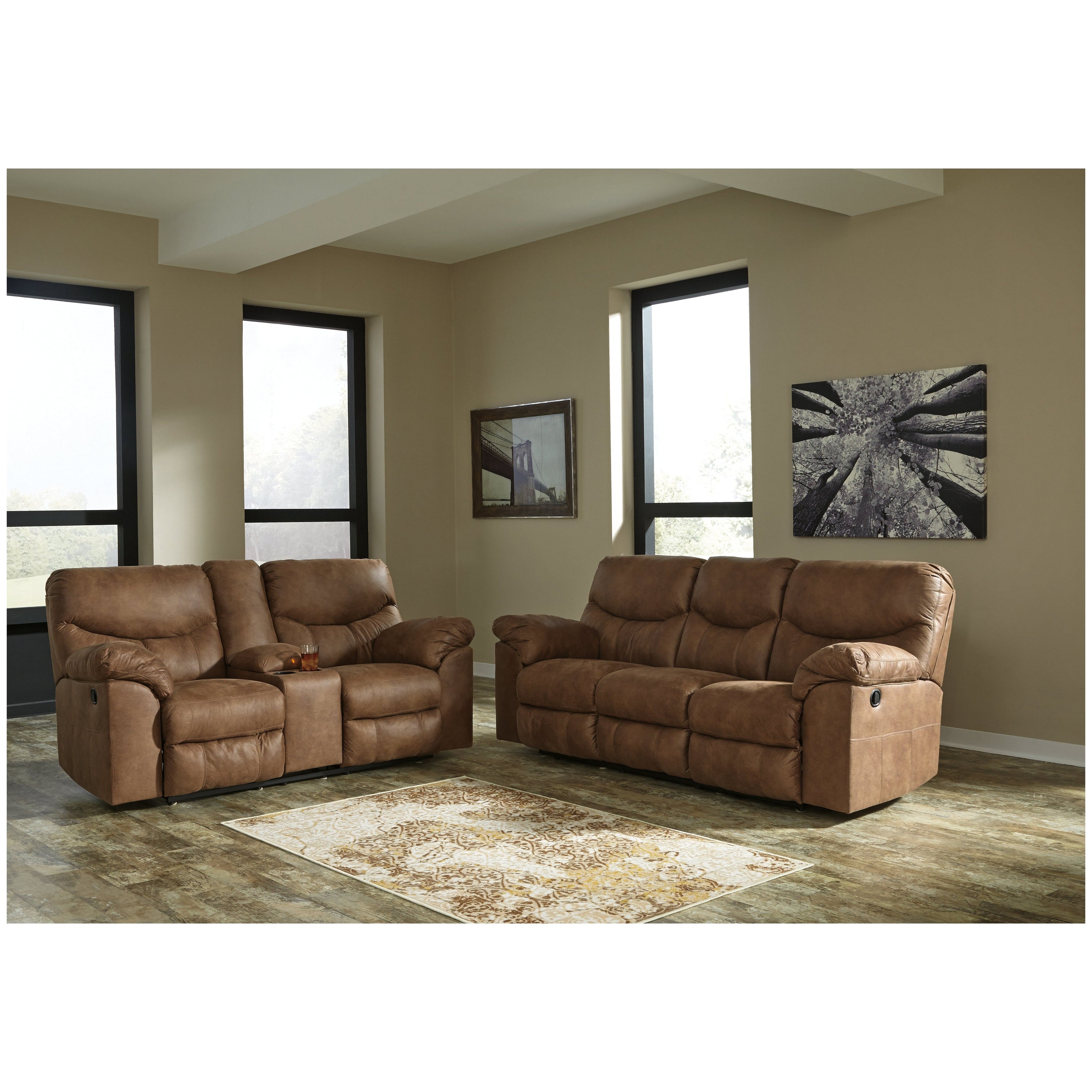 Boxberg Reclining Loveseat with Console