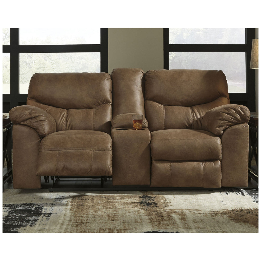 Boxberg Reclining Loveseat with Console