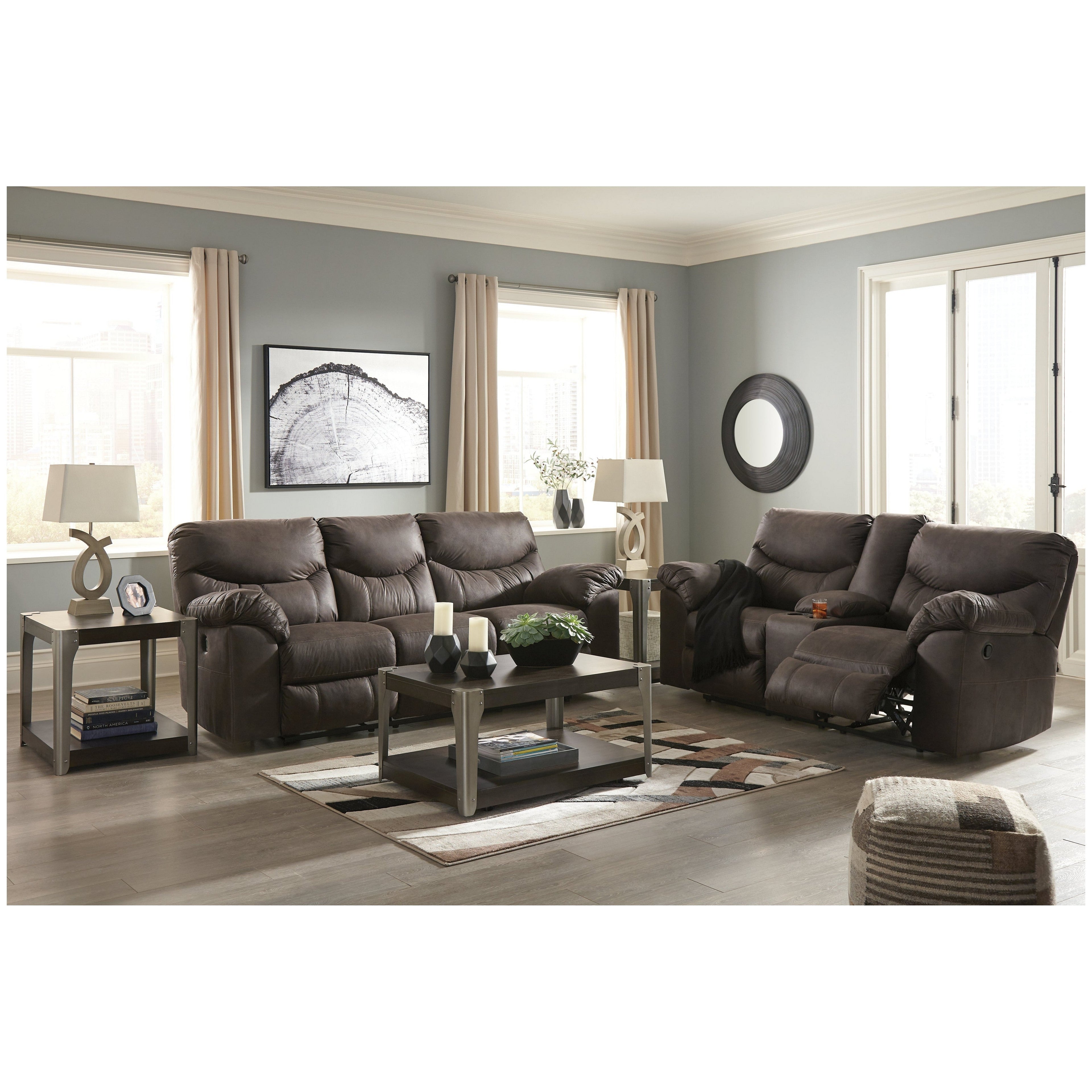 Boxberg Reclining Loveseat with Console