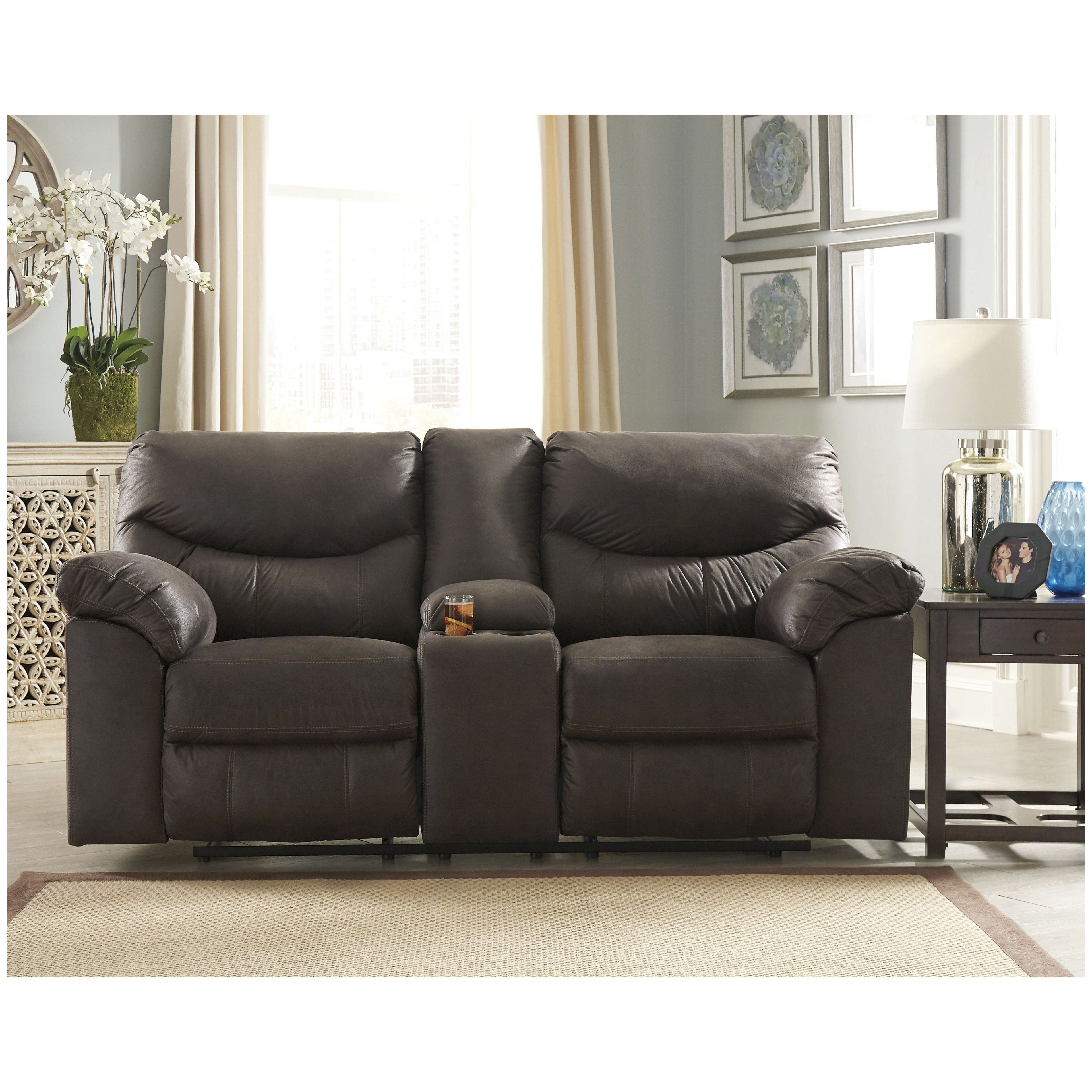 Boxberg Reclining Sofa and Loveseat with Recliner Ash-33803U2