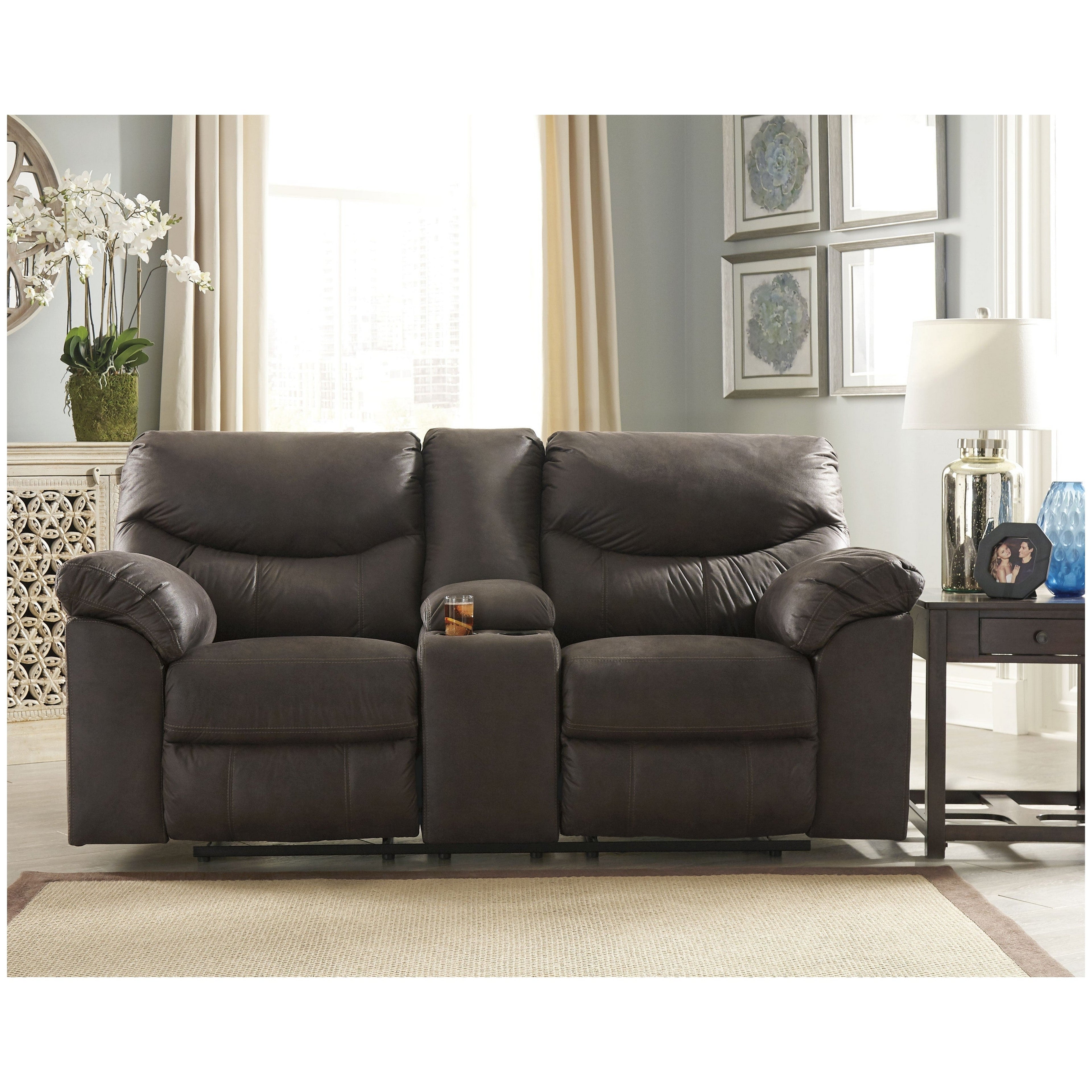 Boxberg Reclining Loveseat with Console
