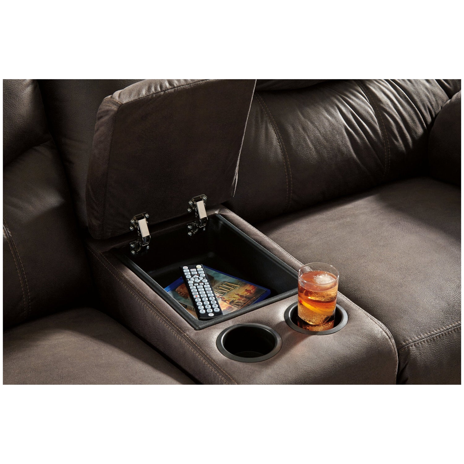 Boxberg Reclining Sofa and Loveseat with Recliner Ash-33803U2